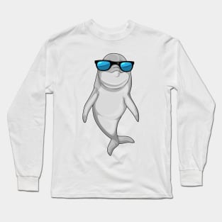 Dolphin Sunglasses Long Sleeve T-Shirt